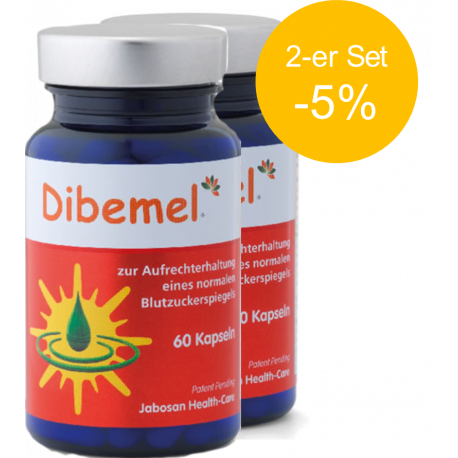 Dibemel (60 Kaps.) von JABOSAN | Blutzucker-Regulierung | 2-er Set (-5%)