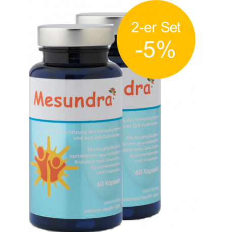 Mesundra (60 Kaps.) von JABOSAN | Immunsystem, Zellfunktionen | 2-er Set (-5%)