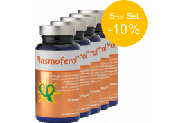 Plasmoferol (90 Kaps.) von JABOSAN | Entgiftung | 5-er Set (-10%)
