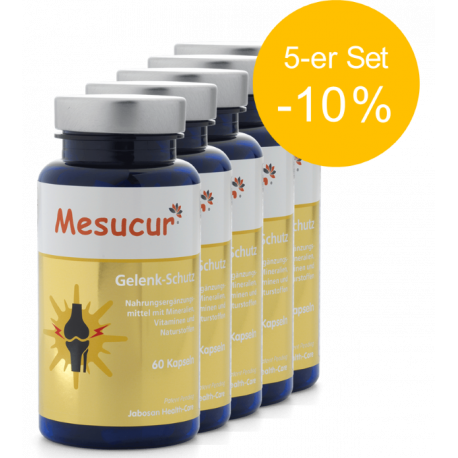 Mesucur (60 Kaps.) von JABOSAN | Gelenkschutz | 5-er Set (-10%)