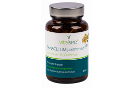 Mutterkraut Tanacetum 100 mg (90 Kaps.) von VITALSEE | Migräne, Psyche, Zyklus