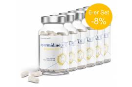 spermidineLIFE® Original 365+ (60 (Kaps.) von Longevity Labs | potentes Anti-Aging, Zellreinigung | 6-er Pack -8%