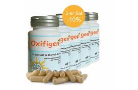 Oxifigen (60 Kaps.) von JABOSAN | Sauerstoff-Aktivator | 5-er Set (-10%)