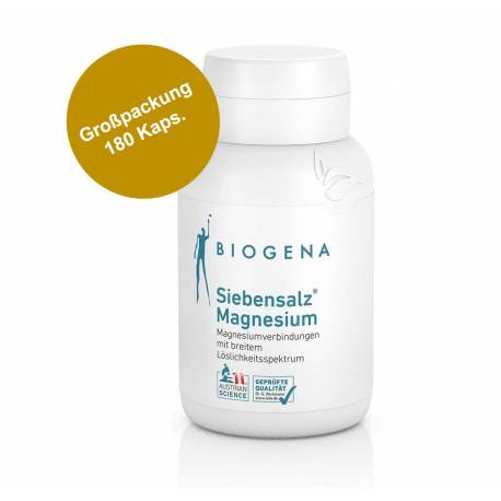 Siebensalz® Magnesium (180 Kaps.) von Biogena