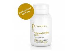 Vitamin D 2000 DUO Gold (180 Kaps.) von Biogena | Immunsystem, Knochen, Zellteilung