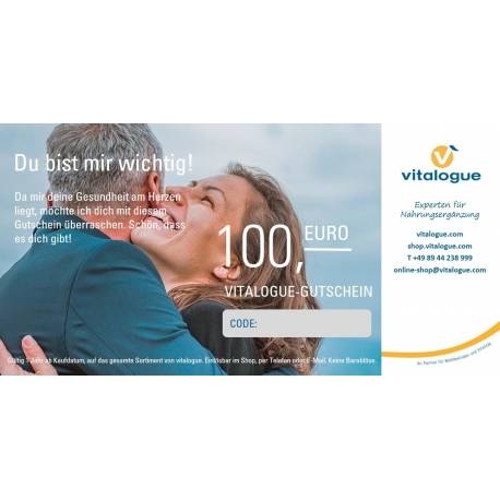 Gutschein 100 EUR | vitalogue.com