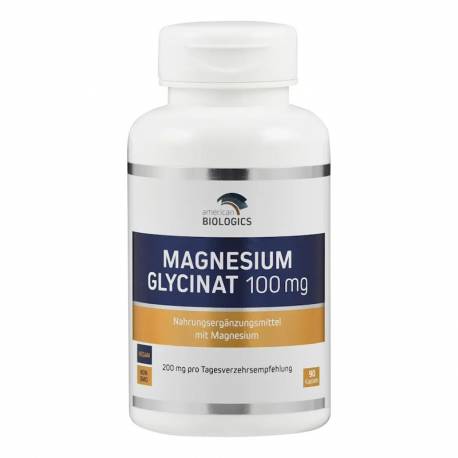 Magnesium Glycinat 100 mg von American Biologics | schonend, hoch bioverfügbar