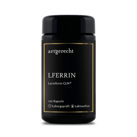 PREMIUM Lactoferrin 200 mg (120 Kaps) - LFERRIN von art'gerecht | Eisenresorption, Darm, Immunsystem