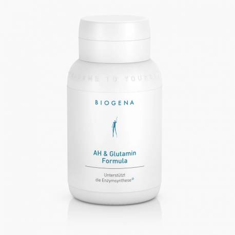 AH & Glutamin Formula (60 Kaps.) von Biogena | Unterstützung der Enzymsynthese