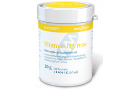 Vitamin D3 2.000 I.E. (90 Kaps.) von MSE | Immunsystem, Knochen, Zellteilung